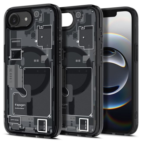 Etui case na iPhone 16e Zero One Ultra Hybrid MagSafe - czarne