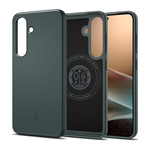 Etui na Samsung Galaxy S25 Thin Fit Mag - zielone