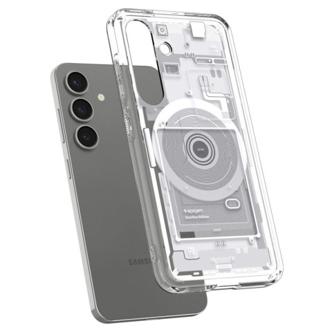 Etui na Samsung Galaxy S25 Zero One Ultra Hybrid Mag - białe