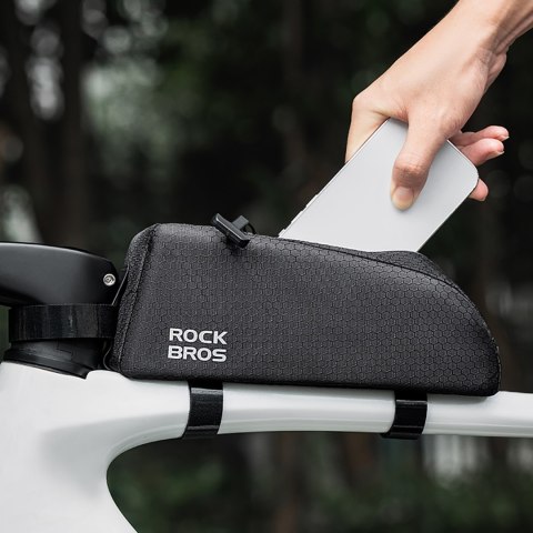 Torba rowerowa mocowana na ramę 0.9l - czarna