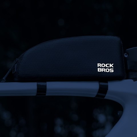 Torba rowerowa mocowana na ramę 0.9l - czarna