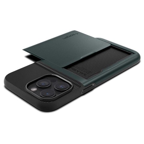Etui case na iPhone 15 Pro Slim Armor CS - ciemnozielone