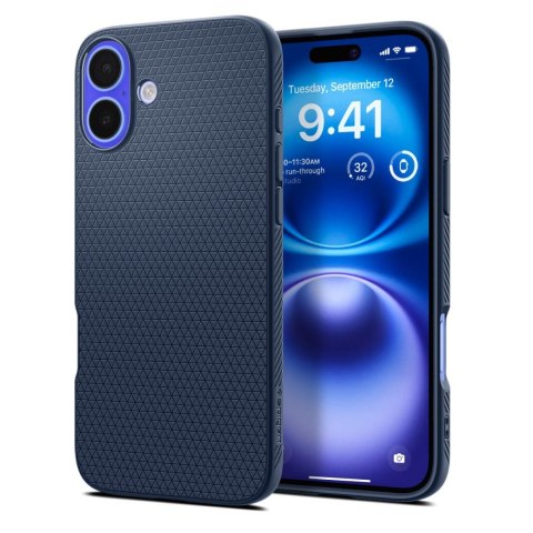 Etui case na iPhone 16 Liquid Air - niebieskie