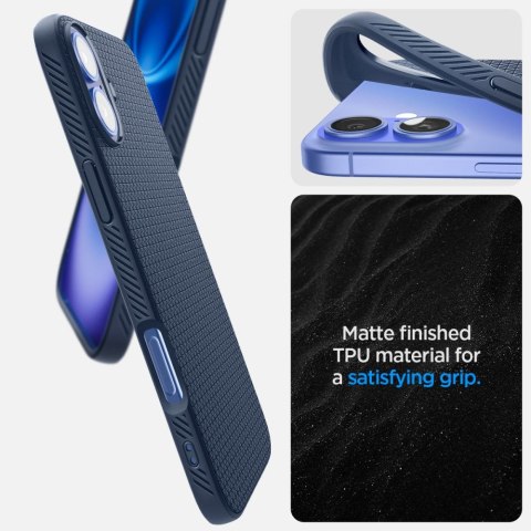 Etui case na iPhone 16 Liquid Air - niebieskie