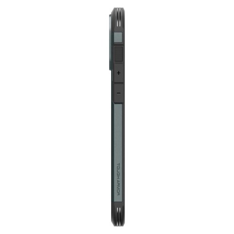 Etui case na iPhone 16 Pro z podstawką Tough Armor MagSafe - zielone