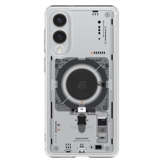 Etui na Samsung Galaxy S25 Edge z nadrukiem Ultra Hybrid Mag z MagSafe - przezroczyste