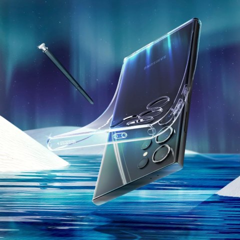 Etui ochronne na Samsung Galaxy S24 Ultra Liquid Crystal - przezroczyste