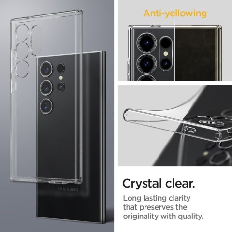 Etui ochronne na Samsung Galaxy S24 Ultra Liquid Crystal - przezroczyste