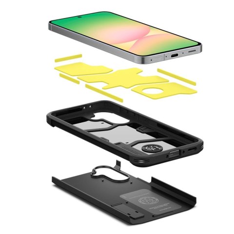 Etui plecki na Samsung Galaxy A56 5G z podstawką Tough Armor - czarne
