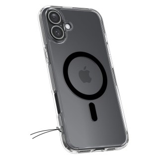 Etui plecki na iPhone 16 Plus Ultra Hybrid Mag z MagSafe - przezroczyste czarne