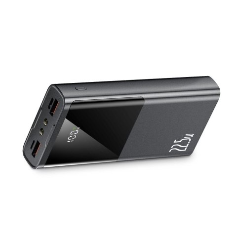 Powerbank PB13 20000mAh USB-A USB-C iPhone Lightning z kablem USB-C - USB-A 22.5W - szary