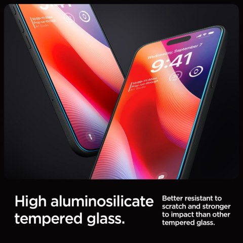 Szkło hartowane na iPhone 16 Pro Glas.tR EZ Fit - 2 szt.