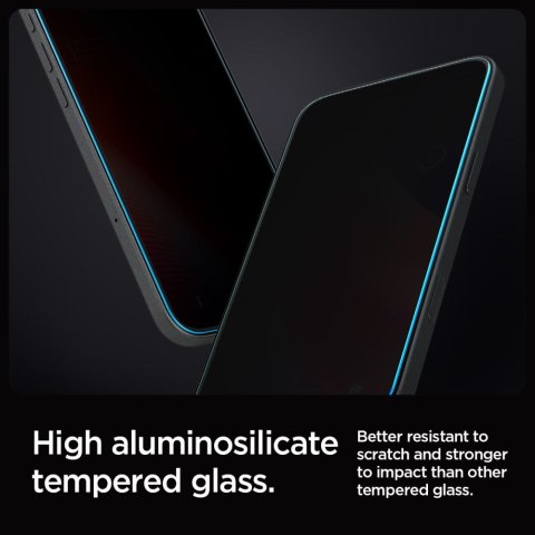 Szkło hartowane na iPhone 16 Pro Glas.tR EZ Fit Privacy - 2 szt.