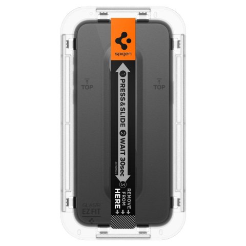 Szkło hartowane ochronne na iPhone 15 Plus Glas.tR EZ Fit FC - czarne
