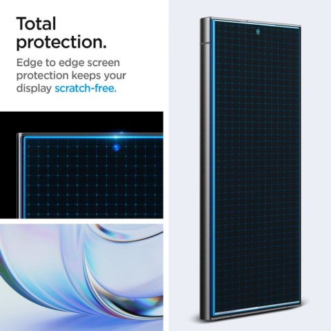 Szkło hartowane prywatyzujące na Samsung Galaxy S24 Ultra Glas.tR EZ Fit Privacy - 2 szt.
