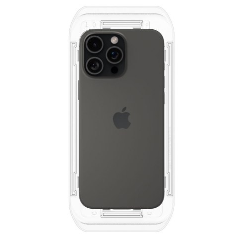 Szkło hartowane prywatyzujące z ramką montażową na iPhone 16 Pro Max - 2 szt.
