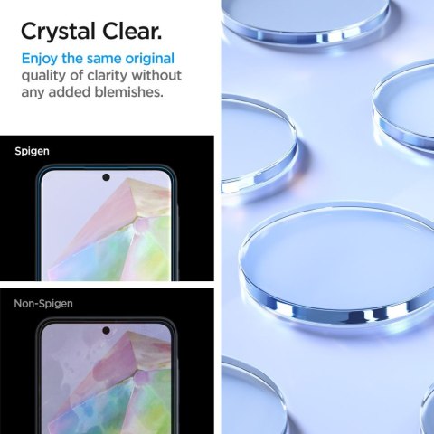 Szkło hartowane z ramką montażową na Samsung Galaxy A35 Glas tR AlignMaster - 2 szt.