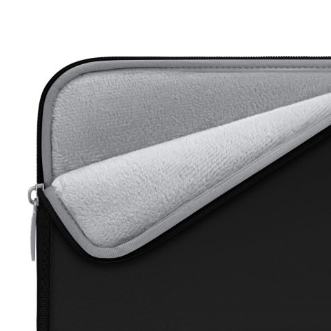 Torba etui pokrowiec na laptopa 15-16'' + etui na akcesoria - czarna