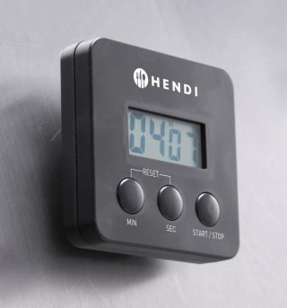 Minutnik timer kuchenny cyfrowy z klipsem - Hendi 271155