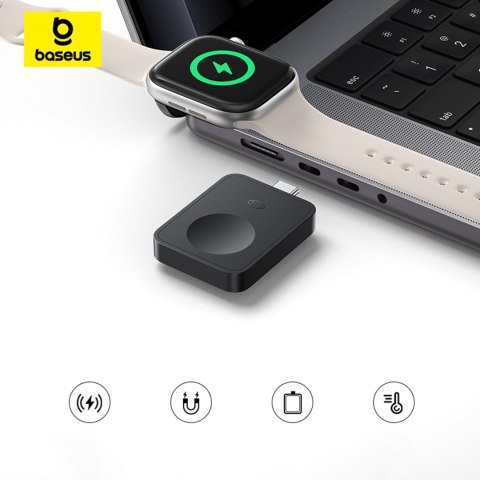 Ładowarka indukcyjna magnetyczna do Apple Watch MagPro 2.5W - czarna