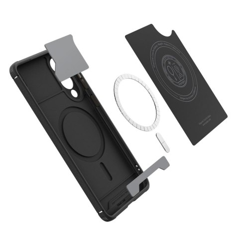 Etui ochronne na Samsung Galaxy S25 Edge Core Armor Mag z MagSafe - czarne
