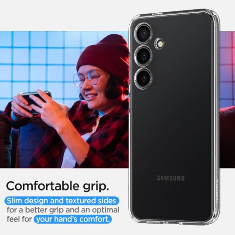 Etui plecki na Samsung Galaxy S24 Liquid Crystal - przezroczyste
