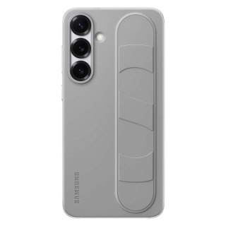 Etui silikonowe Samsung Standing Grip Case z uchwytem podstawką do Samsung Galaxy S25 - szare