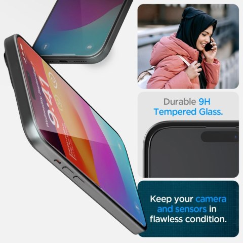 Szkło hartowane ochronne na iPhone 15 Glas.tR EZ Fit FC - czarne