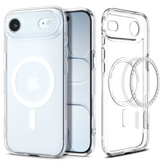 Etui ochronne case na iPhone 17 Air Ultra Hybrid MagSafe - przezroczysto-białe