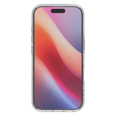 Etui ochronne case na iPhone 17 Liquid Crystal MagSafe - przezroczysto-białe