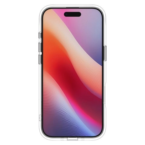 Etui ochronne z podstawką na iPhone 17 Air Ultra Hybrid ''S'' MagSafe - przezroczysto-białe