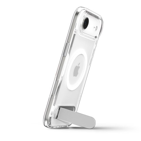 Etui ochronne z podstawką na iPhone 17 Air Ultra Hybrid ''S'' MagSafe - przezroczysto-białe
