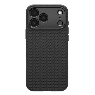 Etui pokrowiec ochronny Liquid Air na iPhone 17 Pro Max - czarny mat