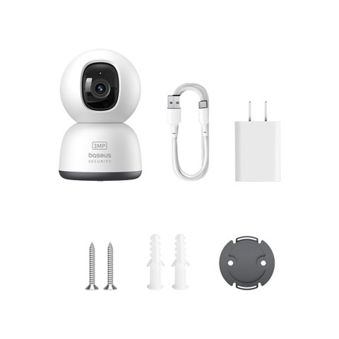 Kamera wewnętrzna Security P1 Lite do monitoringu microSD Wi-Fi 2K - biała