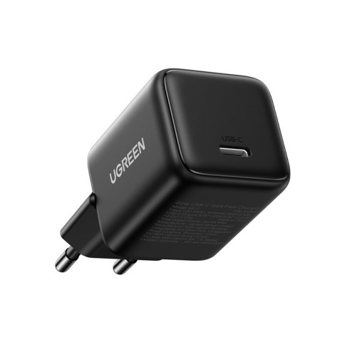 Ładowarka sieciowa X513 GaN USB-C 30W z kablem USB-C 1m - czarna