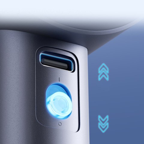Mini wiatrak wentylator dmuchawa przenośna - 3600mAh - niebieski