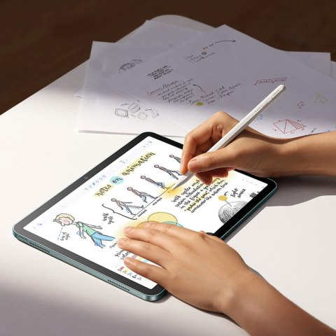 Rysik aktywny stylus Smooth Writing 3 z wykrywaniem kąta pisania USB-C - biały