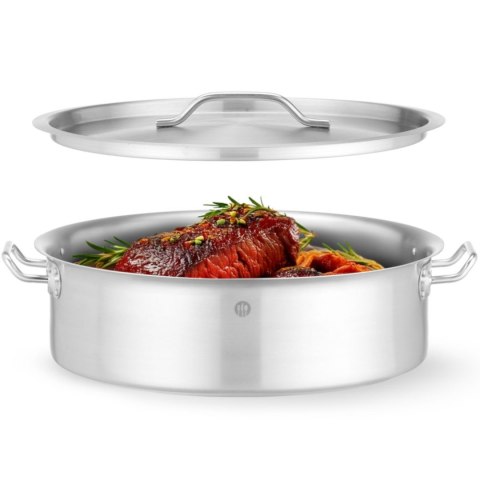 Garnek niski z pokrywką Budget Line 15.8 l śr. 380x139 mm
