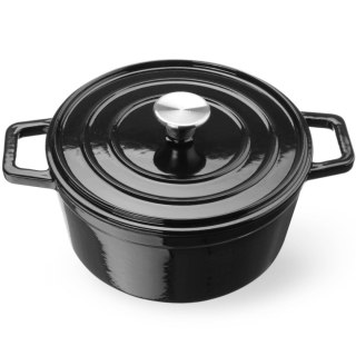 Garnek żeliwny emaliowany owalny 3.7 l 317x240x105 mm