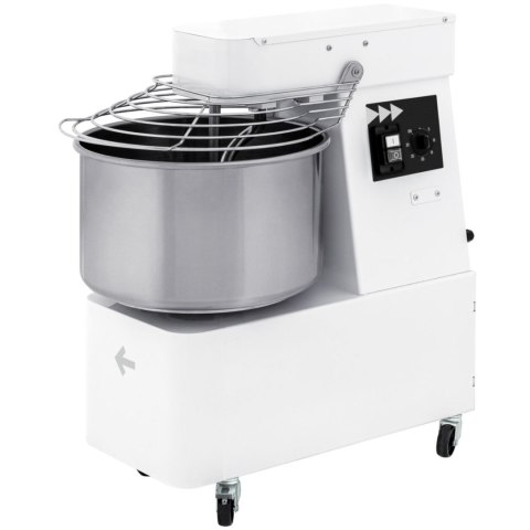Miesiarka spiralna ze stałą dzieżą 2 prędkości 56 kg/h 22l 400 V 1100 W