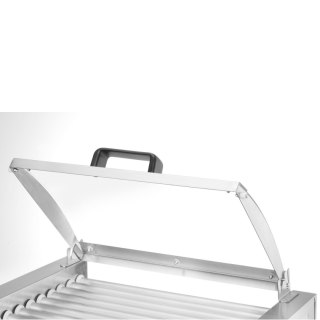 Podgrzewacz rolkowy do parówek hot-dogów z pokrywą 9 rolek 45 cm 790 W