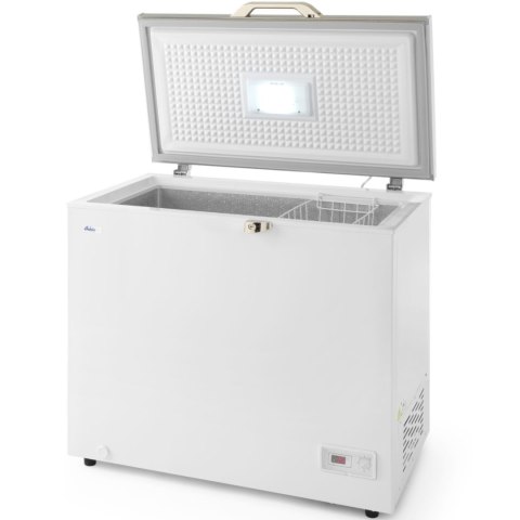 Zamrażarka skrzyniowa zamykana na klucz LED 190 l 120 W