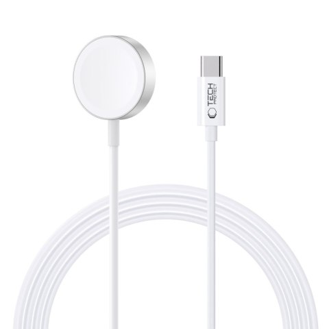 Ładowarka indukcyjna magnetyczna do Apple Watch USB-C 1.2m - biała