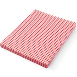 Papier pergaminowy do przekąsek frytek 25x35 cm wzór kratka - 500 szt.