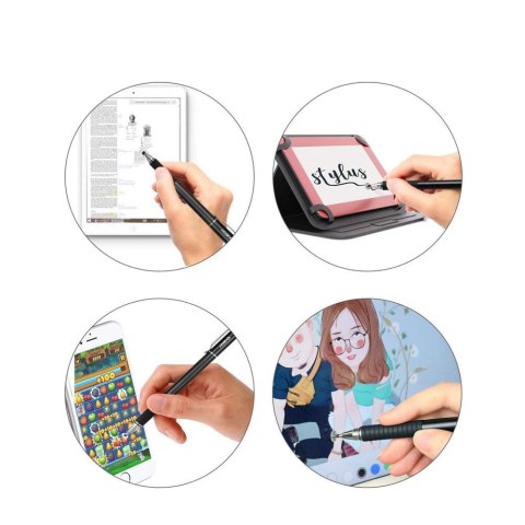 Rysik do ekranów urządzeń dotykowych Stylus - czarny