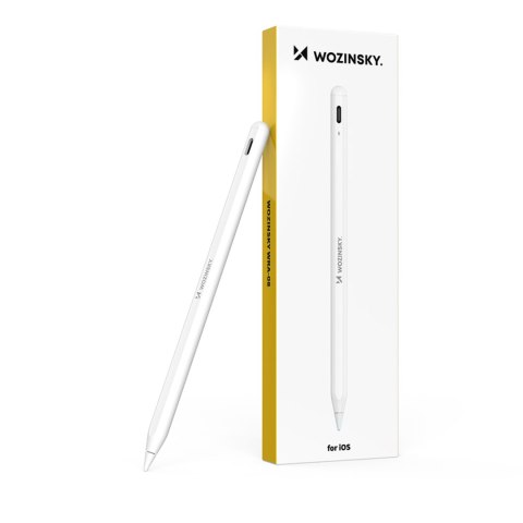 Rysik stylus WRA-08 do Apple iPad 2018-2025 USB-C- biały