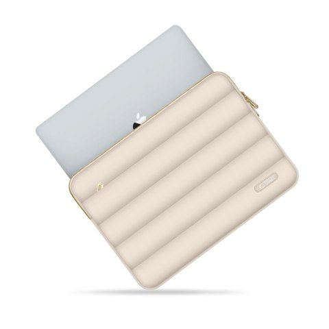 Torba pokrowiec Puffy na laptop 15-16'' + etui na akcesoria - beżowy