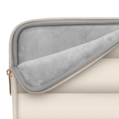 Torba pokrowiec Puffy na laptop tablet 13-14'' + etui na akcesoria - beżowy