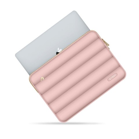 Torba pokrowiec Puffy na laptop tablet 13-14'' + etui na akcesoria - różowy