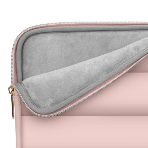 Torba pokrowiec Puffy na laptop tablet 13-14'' + etui na akcesoria - różowy